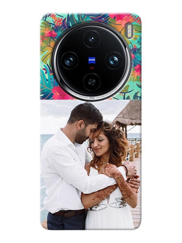 Custom Vivo X100 Pro 5G Personalized Phone Cases: Watercolor Floral Design