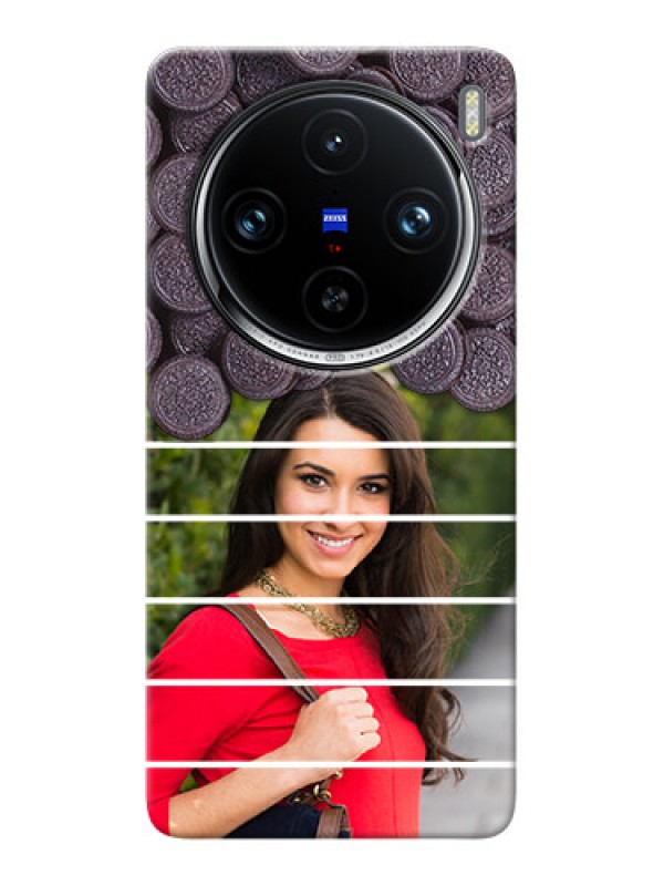 Custom Vivo X100 Pro 5G Custom Mobile Covers with Oreo Biscuit Design