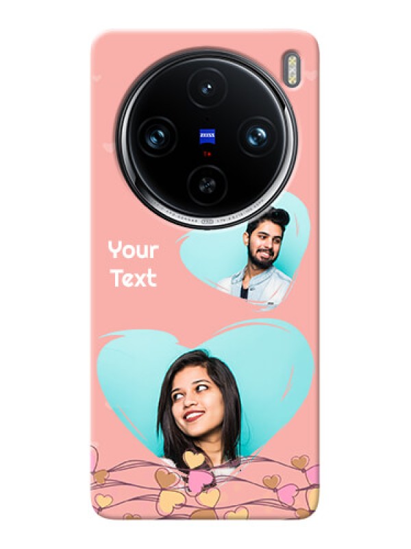 Custom Vivo X100 Pro 5G customized phone cases: Love Doodle Design