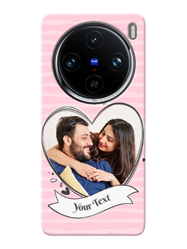 Custom Vivo X100 Pro 5G custom mobile phone covers: Vintage Heart Design