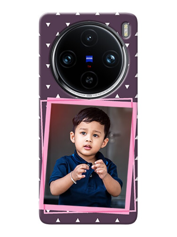 Custom Vivo X100 Pro 5G Phone Cases: Triangle Pattern Dotted Design