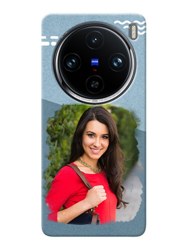 Custom Vivo X100 Pro 5G custom mobile phone covers: Grunge Line Art Design