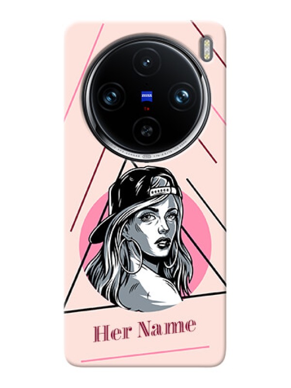 Custom Vivo X100 Pro 5G Personalized Phone Case with Rockstar Girl Design