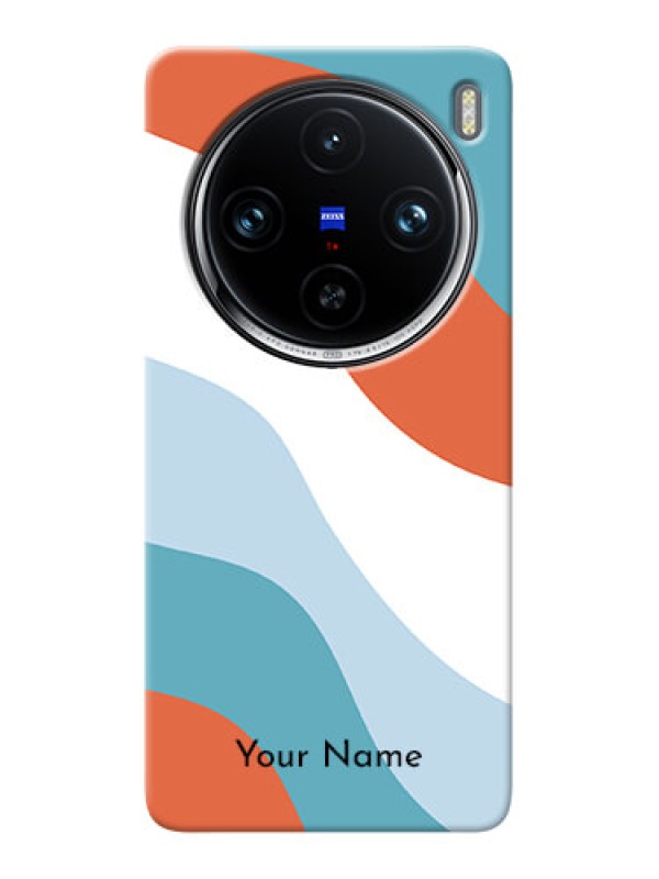 Custom Vivo X100 Pro 5G Custom Mobile Case with coloured Waves Design