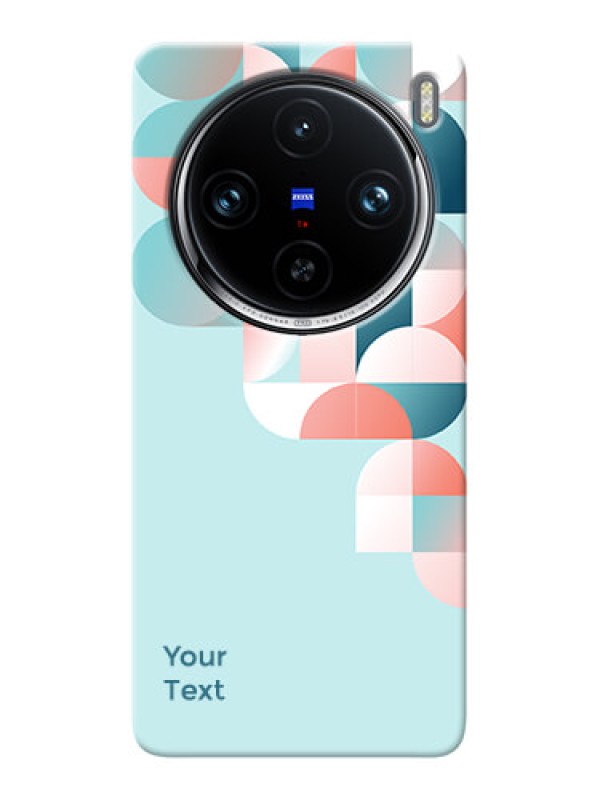 Custom Vivo X100 Pro 5G Custom Phone Case with Stylish Semiwithcircle Pattern Design