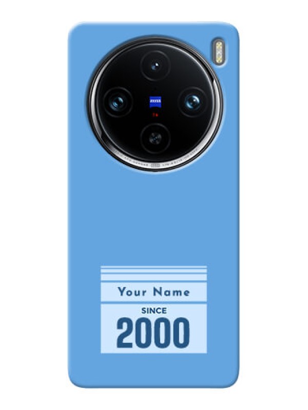 Custom Vivo X100 Pro 5G Custom Mobile Case with Custom Year of birth Design