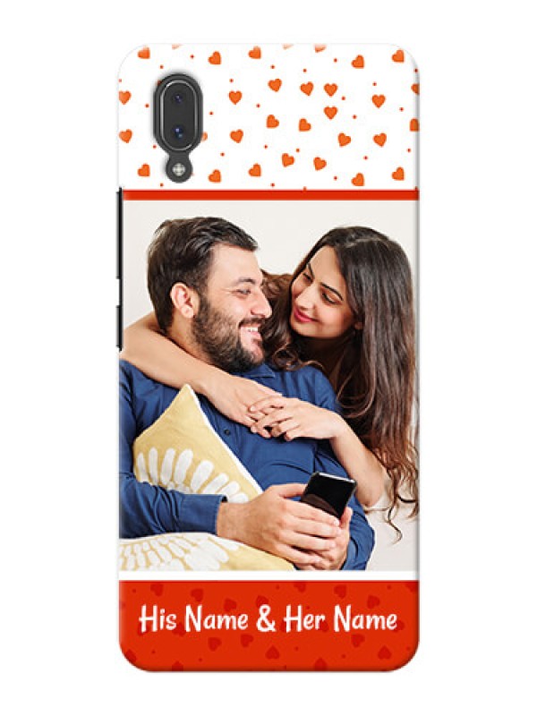 Custom Vivo X21 Phone Back Covers: Orange Love Symbol Design