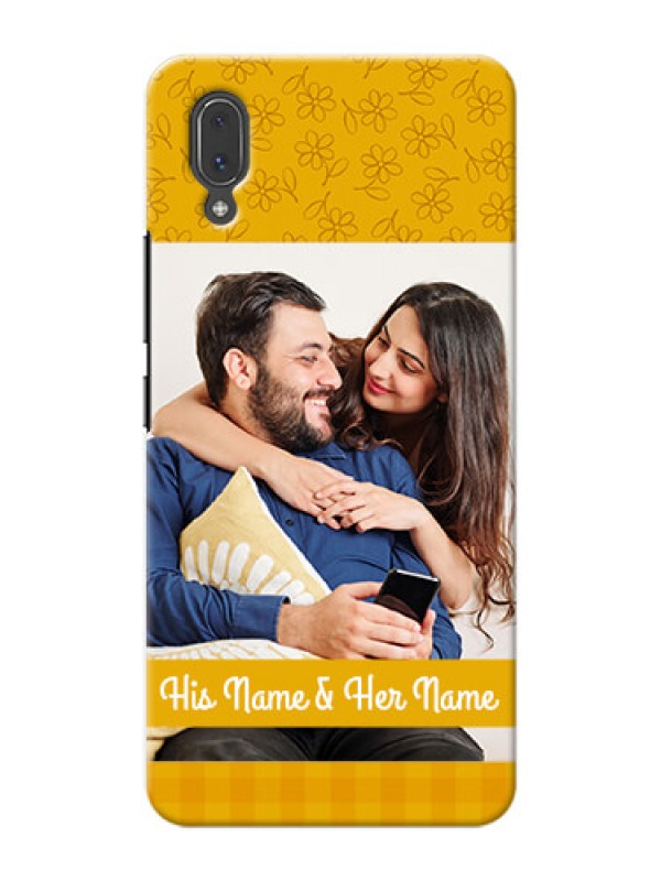 Custom Vivo X21 mobile phone covers: Yellow Floral Design