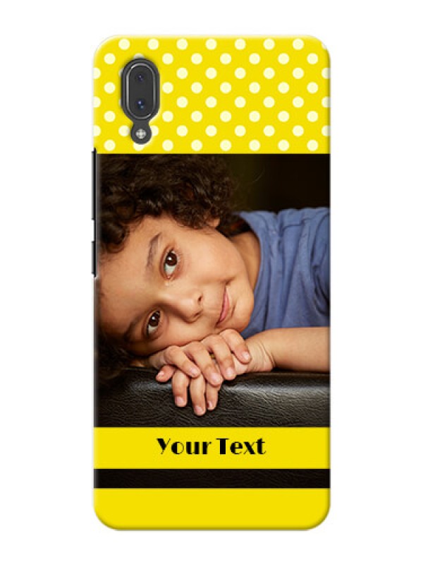 Custom Vivo X21 Custom Mobile Covers: Bright Yellow Case Design