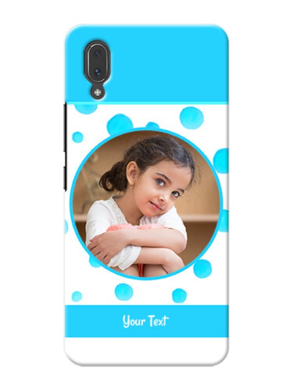 Custom Vivo X21 Custom Phone Covers: Blue Bubbles Pattern Design