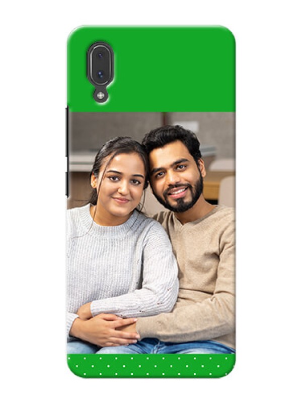 Custom Vivo X21 Personalised mobile covers: Green Pattern Design