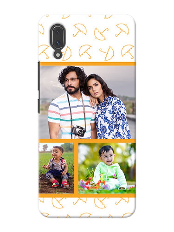Custom Vivo X21 Personalised Phone Cases: Yellow Pattern Design
