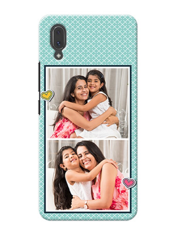 Custom Vivo X21 Custom Phone Cases: 2 Image Holder with Pattern Design