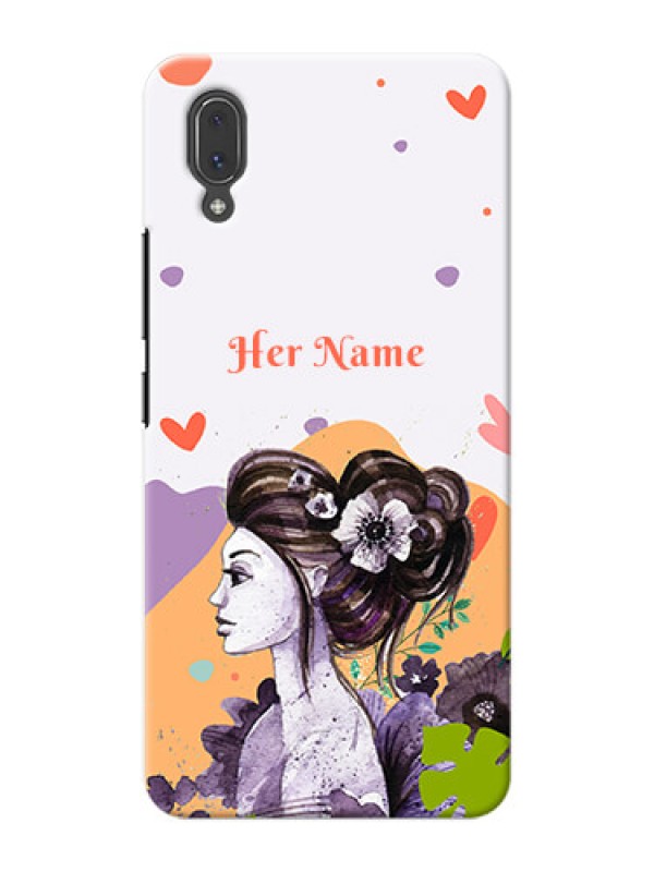 Custom Vivo X21 Custom Mobile Case with Woman And Nature Design