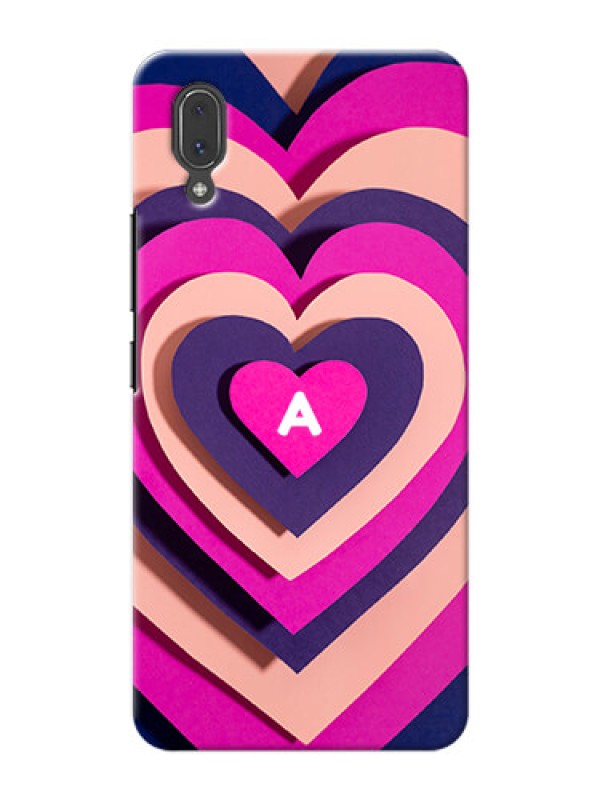 Custom Vivo X21 Custom Mobile Case with Cute Heart Pattern Design