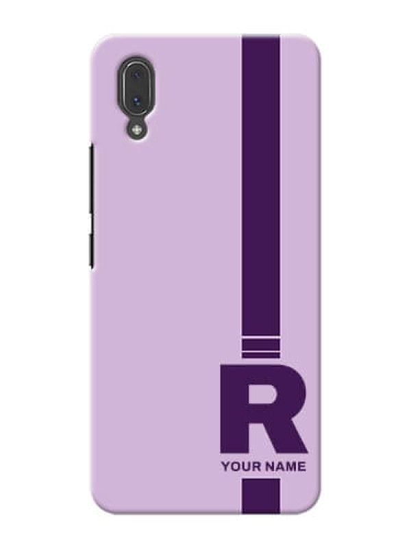 Custom Vivo X21 Custom Phone Covers: Simple dual tone stripe with name Design