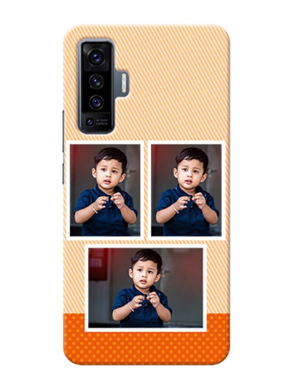 Custom Vivo X50 Mobile Back Covers: Bulk Photos Upload Design