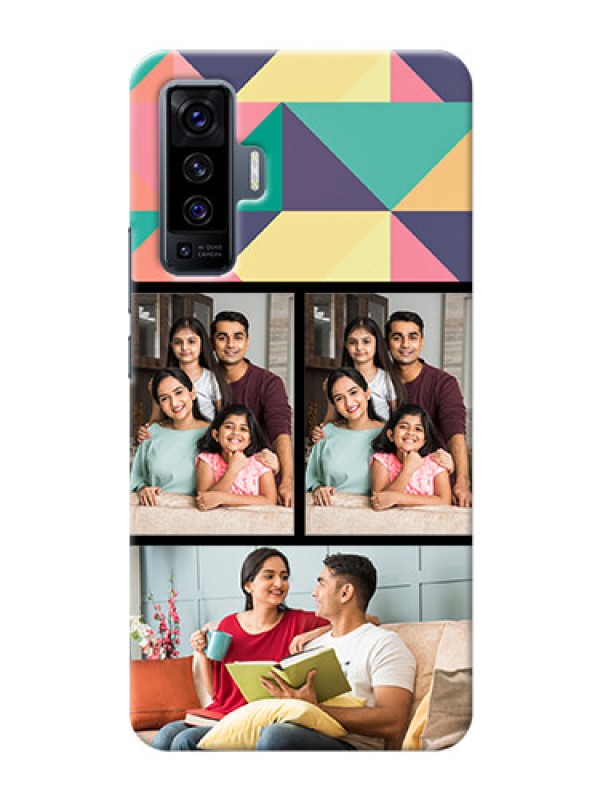 Custom Vivo X50 personalised phone covers: Bulk Pic Upload Design