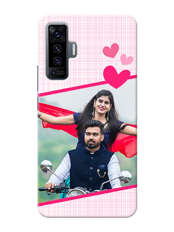Custom Vivo X50 Personalised Phone Cases: Love Shape Heart Design