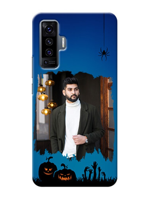 Custom Vivo X50 mobile cases online with pro Halloween design 