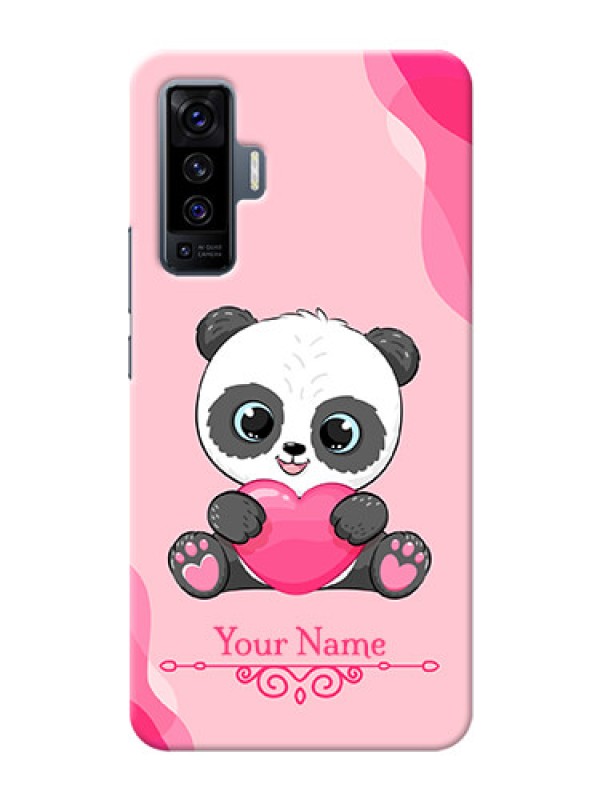 Custom Vivo X50 5G Mobile Back Covers: Cute Panda Design