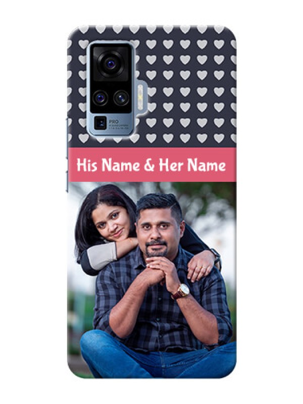 Custom Vivo X50 Pro 5G Custom Mobile Case with Love Symbols Design