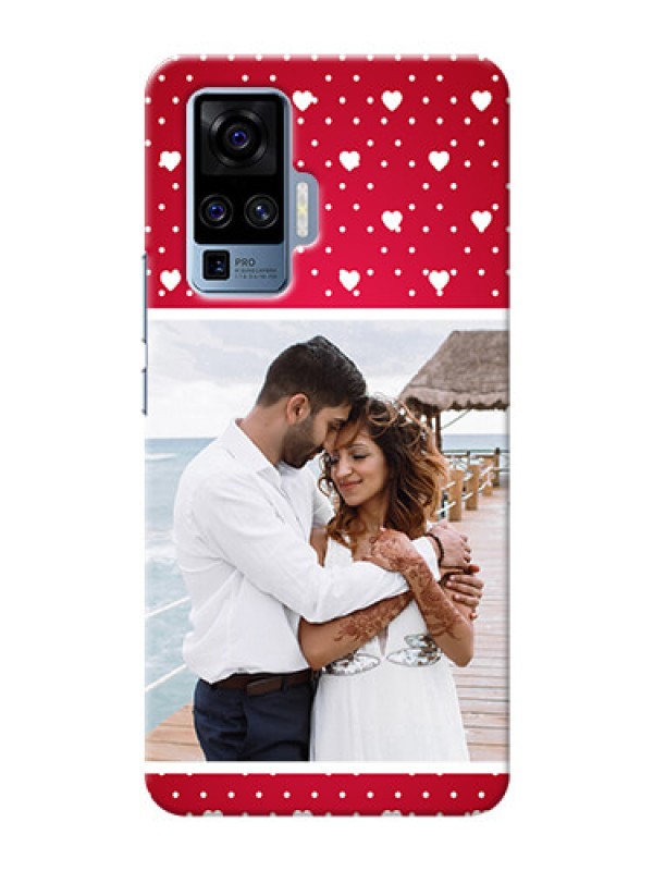 Custom Vivo X50 Pro 5G custom back covers: Hearts Mobile Case Design