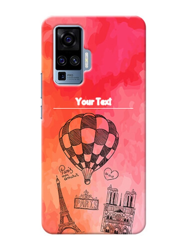 Custom Vivo X50 Pro 5G Personalized Mobile Covers: Paris Theme Design