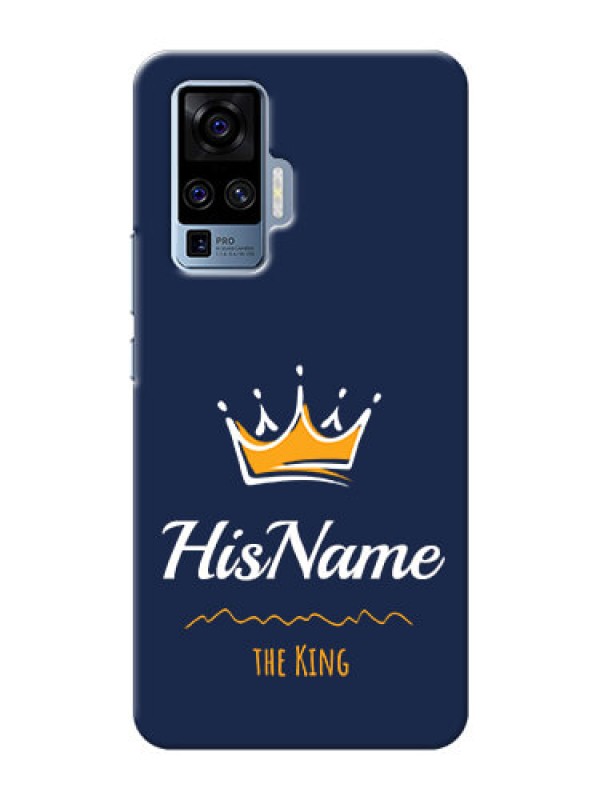 Custom Vivo X50 Pro 5G King Phone Case with Name