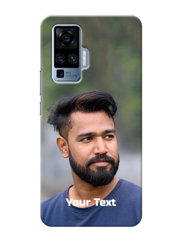 Custom Vivo X50 Pro 5G Mobile Cover: Photo with Text