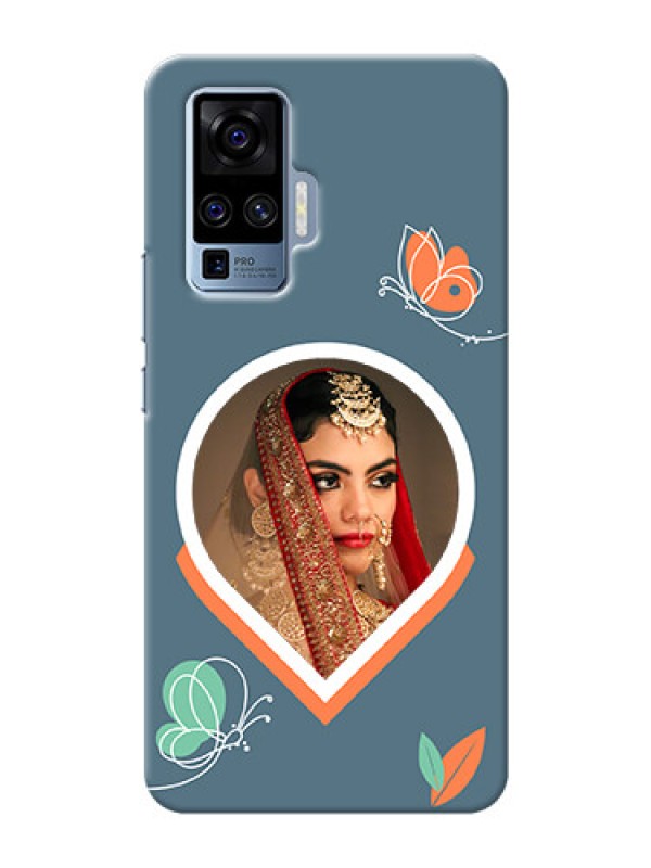 Custom Vivo X50 Pro 5G Custom Mobile Case with Droplet Butterflies Design