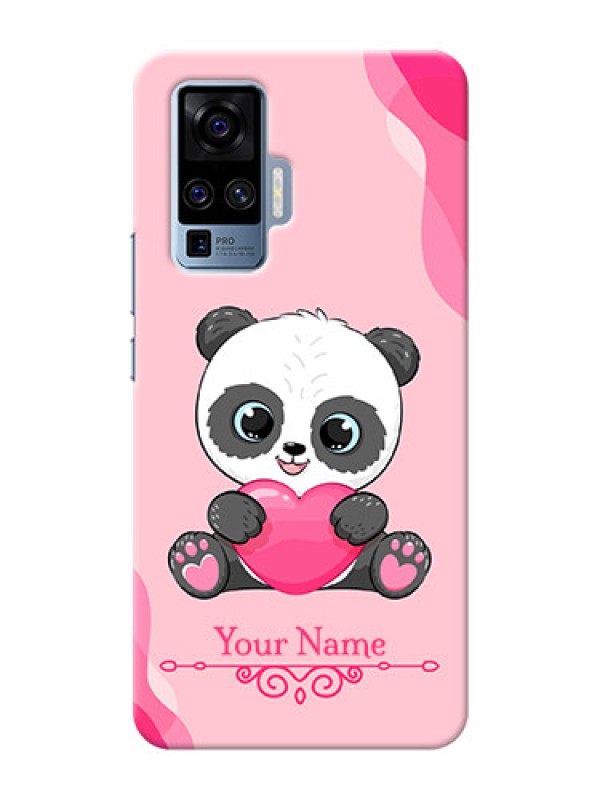 Custom Vivo X50 Pro 5G Mobile Back Covers: Cute Panda Design