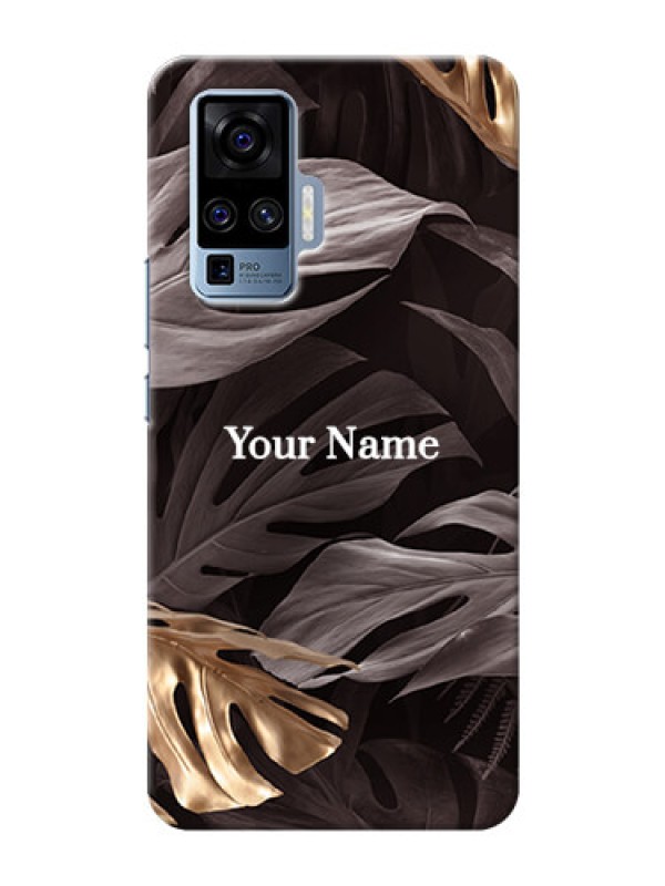 Custom Vivo X50 Pro 5G Mobile Back Covers: Wild Leaves digital paint Design
