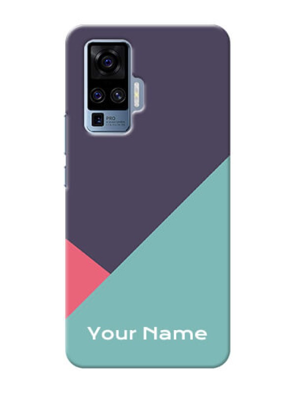 Custom Vivo X50 Pro 5G Custom Phone Cases: Tri Color abstract Design