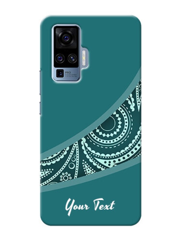 Custom Vivo X50 Pro 5G Custom Phone Covers: semi visible floral Design