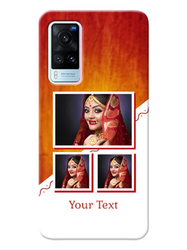 Custom Vivo X60 5G Personalised Phone Cases: Wedding Memories Design  