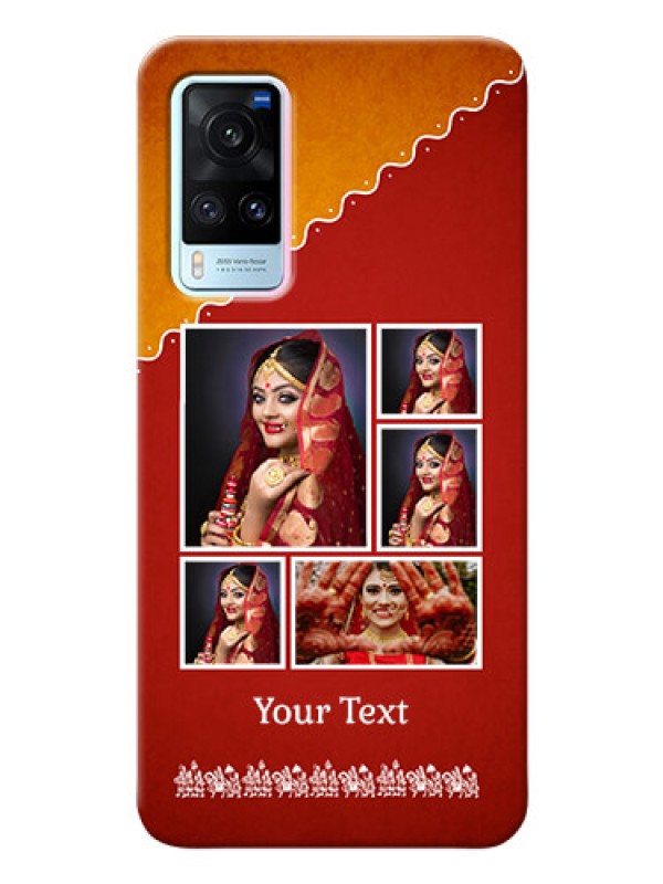 Custom Vivo X60 5G customized phone cases: Wedding Pic Upload Design