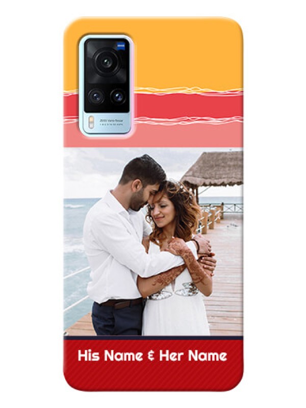 Custom Vivo X60 5G custom mobile phone covers: Colorful Case Design