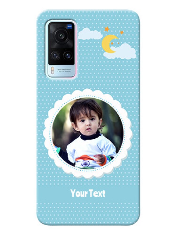 Custom Vivo X60 5G mobile cases online: violet Pattern Design