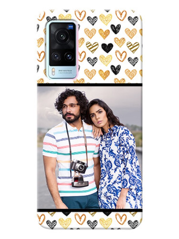 Custom Vivo X60 5G Personalized Mobile Cases: Love Symbol Design