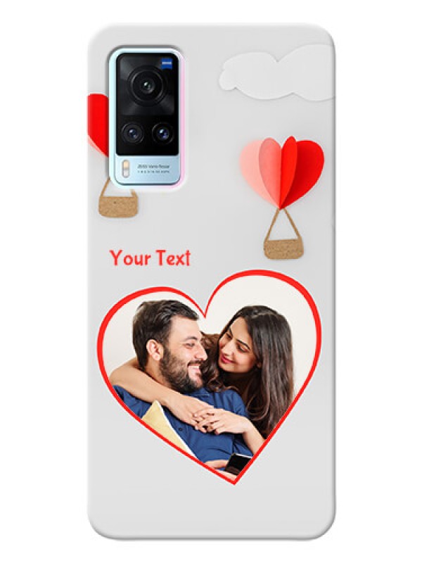 Custom Vivo X60 5G Phone Covers: Parachute Love Design