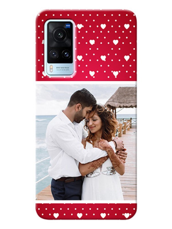 Custom Vivo X60 5G custom back covers: Hearts Mobile Case Design