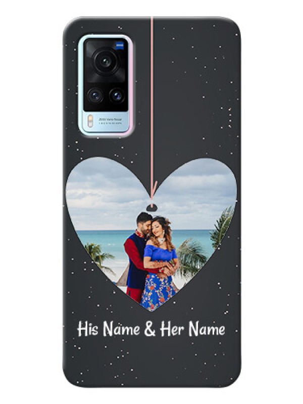 Custom Vivo X60 5G custom phone cases: Hanging Heart Design