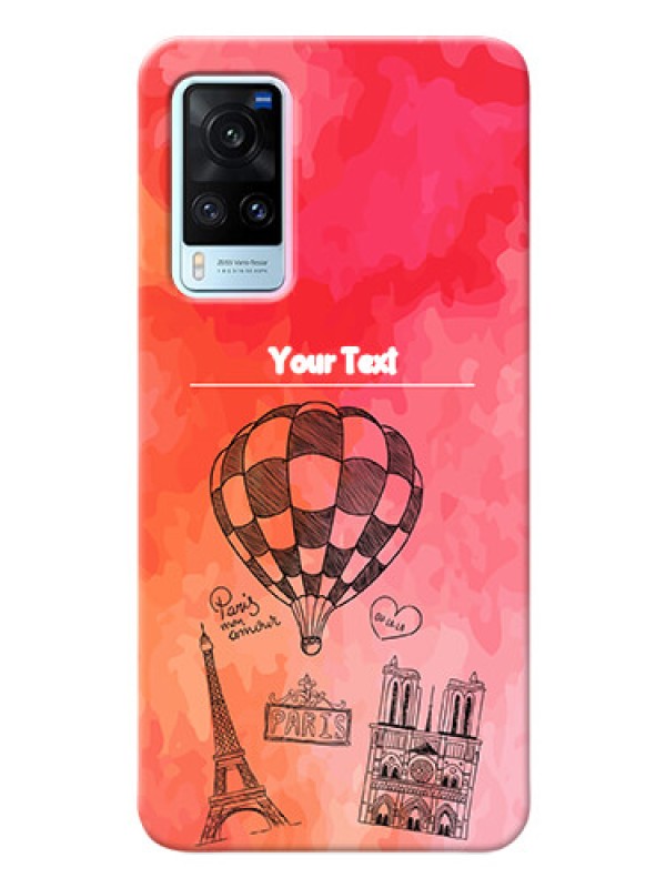 Custom Vivo X60 5G Personalized Mobile Covers: Paris Theme Design