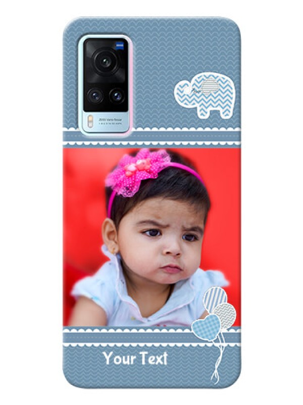 Custom Vivo X60 5G Custom Phone Covers with Kids Pattern Design