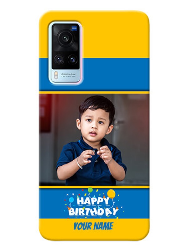 Custom Vivo X60 5G Mobile Back Covers Online: Birthday Wishes Design