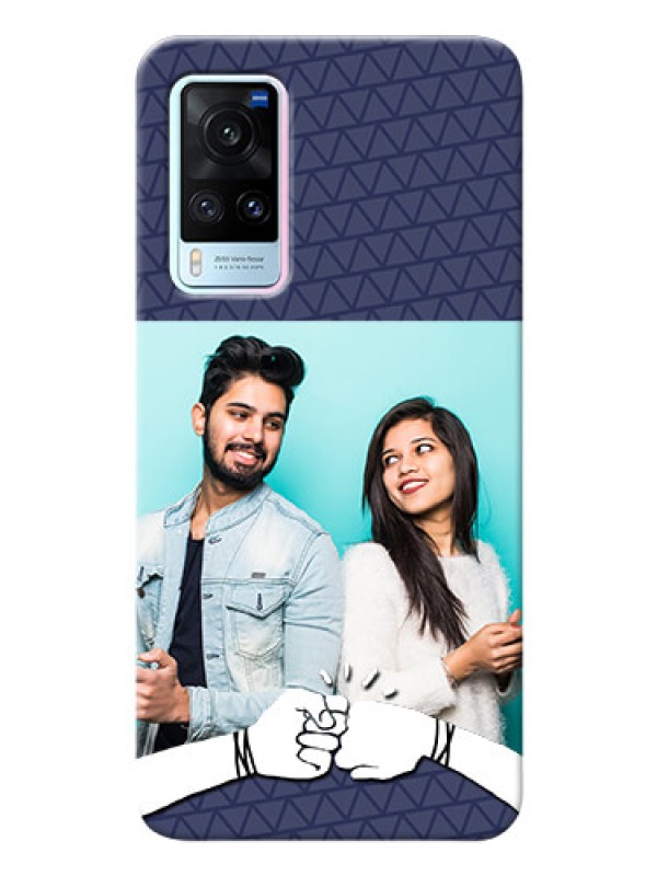Custom Vivo X60 5G Mobile Covers Online with Best Friends Design  