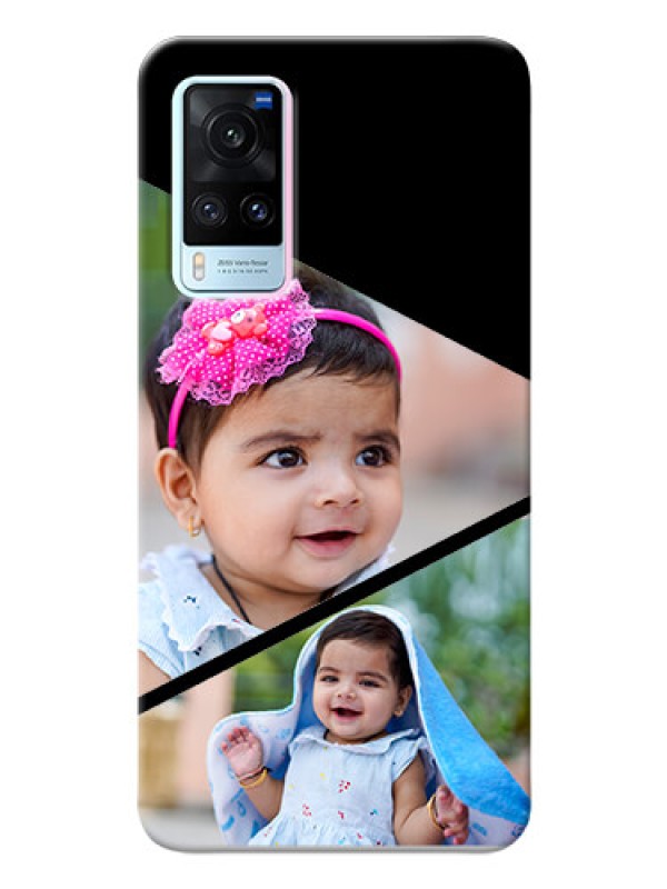 Custom Vivo X60 5G mobile back covers online: Semi Cut Design