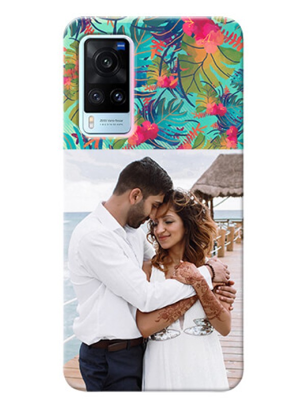 Custom Vivo X60 5G Personalized Phone Cases: Watercolor Floral Design