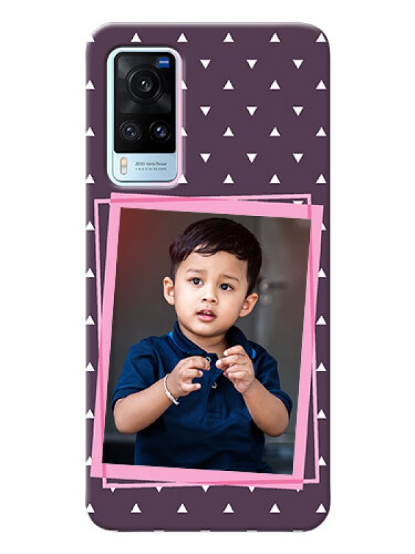 Custom Vivo X60 5G Phone Cases: Triangle Pattern Dotted Design